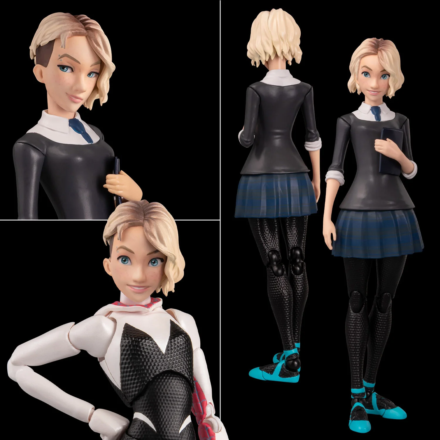 Spider-Man: Into the Spider-Verse - Ghost-Spider - Gwen Stacy - Spider-Ham - SV-Action (Sentinel) - Image 7