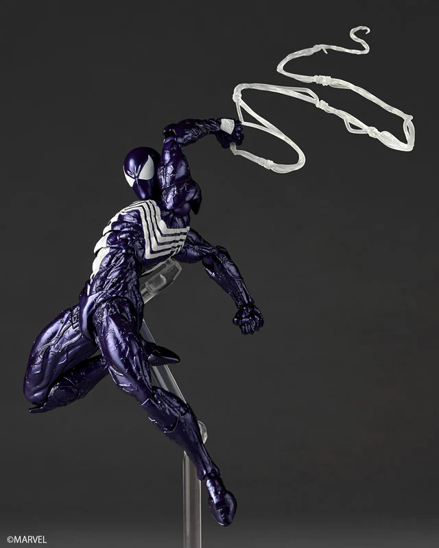 Spider-Man - Symbiote Spider-Man - Amazing Yamaguchi - Revoltech - Purple Ver. (Kaiyodo) - Image 5