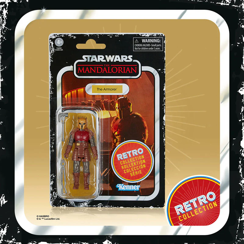 "Star Wars" "RETRO Series" 3.75 Inch Action Figure Armorer [TV Drama "The Mandalorian"] - Image 4
