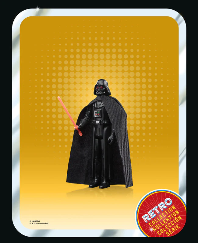 "Star Wars" "RETRO Series" 3.75 Inch Action Figure Darth Vader (Dark Time) - Image 2