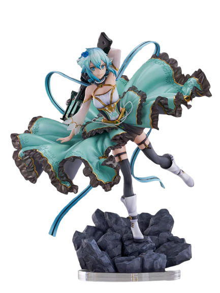 Sword Art Online - Sinon - Shibuya Scramble Figure - 1/7 - Crystal Dress Ver. (CyberZ, eStream)
