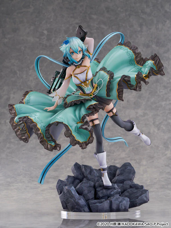 Sword Art Online - Sinon - Shibuya Scramble Figure - 1/7 - Crystal Dress Ver. (CyberZ, eStream) - Image 2