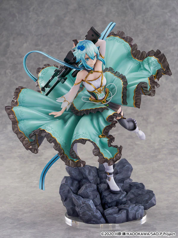Sword Art Online - Sinon - Shibuya Scramble Figure - 1/7 - Crystal Dress Ver. (CyberZ, eStream) - Image 4