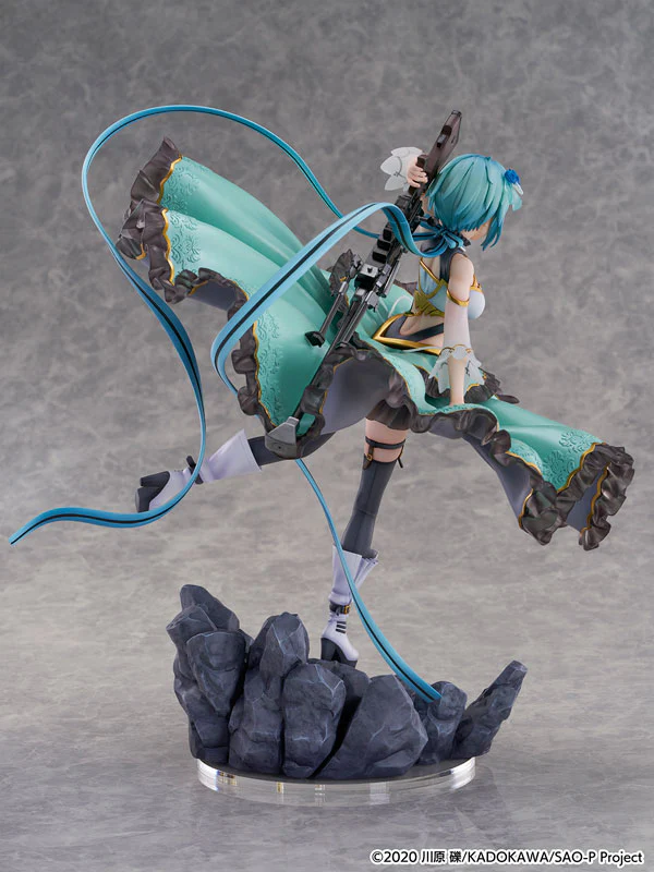 Sword Art Online - Sinon - Shibuya Scramble Figure - 1/7 - Crystal Dress Ver. (CyberZ, eStream) - Image 5