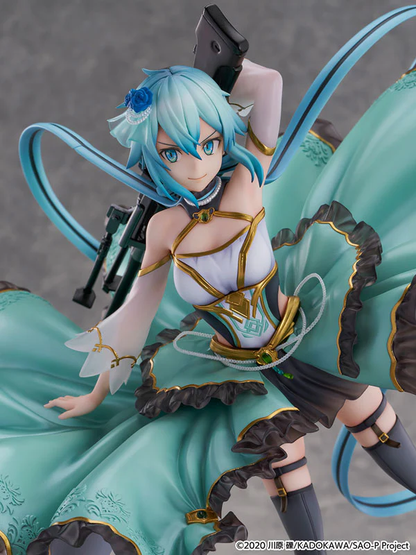 Sword Art Online - Sinon - Shibuya Scramble Figure - 1/7 - Crystal Dress Ver. (CyberZ, eStream) - Image 6