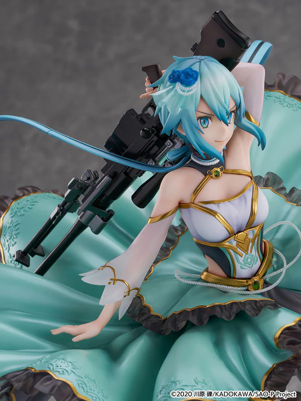 Sword Art Online - Sinon - Shibuya Scramble Figure - 1/7 - Crystal Dress Ver. (CyberZ, eStream) - Image 7