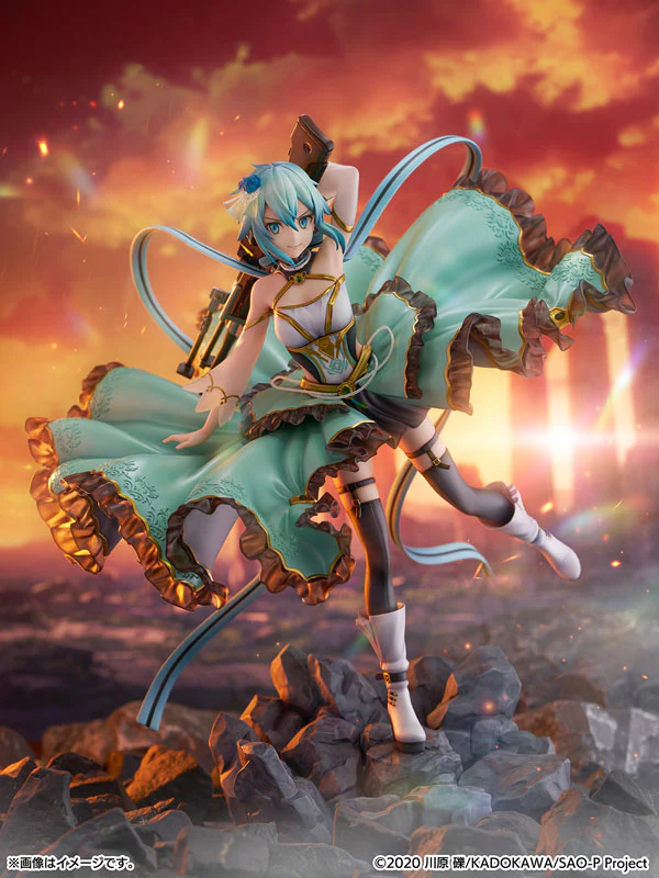 Sword Art Online - Sinon - Shibuya Scramble Figure - 1/7 - Crystal Dress Ver. (CyberZ, eStream) - Image 8