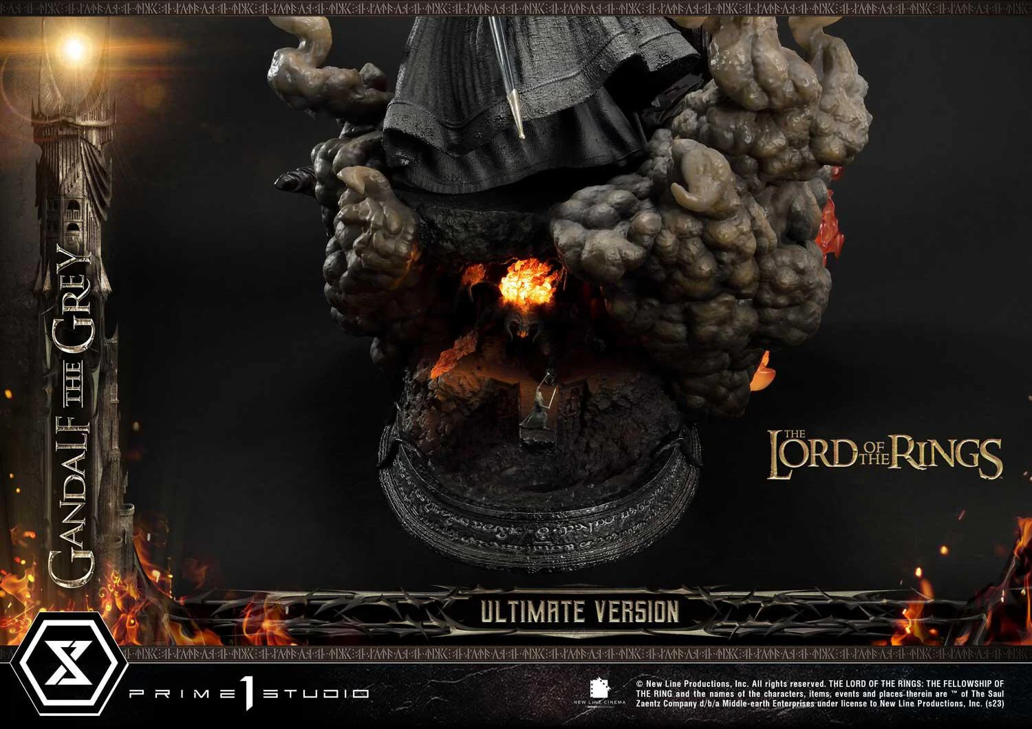 The Lord of the Rings: The Fellowship of the Ring - Balrog - Gandalf - Premium Masterline  PMLOTR-12UT - 1/4 - Ultimate Version (Prime 1 Studio) - Image 6
