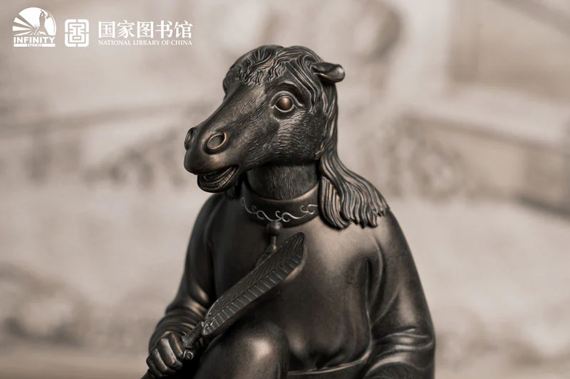 The Twelve Old Summer Palace Bronze Heads Horse 1/6 Statue - Image 2