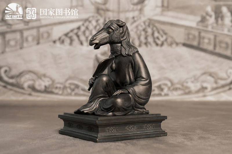 The Twelve Old Summer Palace Bronze Heads Horse 1/6 Statue - Image 7