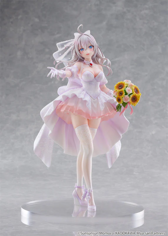 Tokidoki Bosotto Russia-go de Dereru Tonari no Alya-san - Alisa Mikhailovna Kujou - KDcolle - 1/7 - Wedding Dress ver. (Kadokawa) [Shop Exclusive] - Image 3