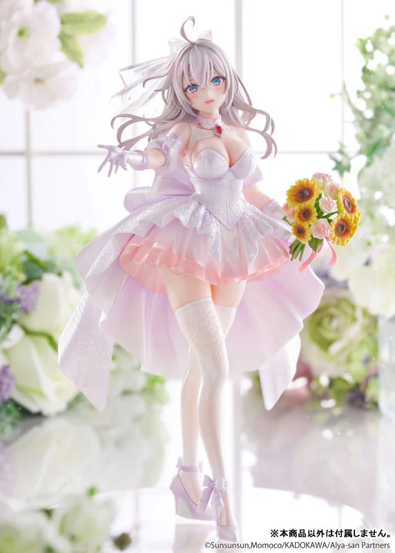 Tokidoki Bosotto Russia-go de Dereru Tonari no Alya-san - Alisa Mikhailovna Kujou - KDcolle - 1/7 - Wedding Dress ver. (Kadokawa) [Shop Exclusive] - Image 4