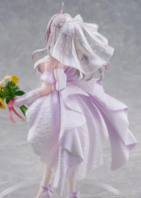 Tokidoki Bosotto Russia-go de Dereru Tonari no Alya-san - Alisa Mikhailovna Kujou - KDcolle - 1/7 - Wedding Dress ver. (Kadokawa) [Shop Exclusive] - Image 7