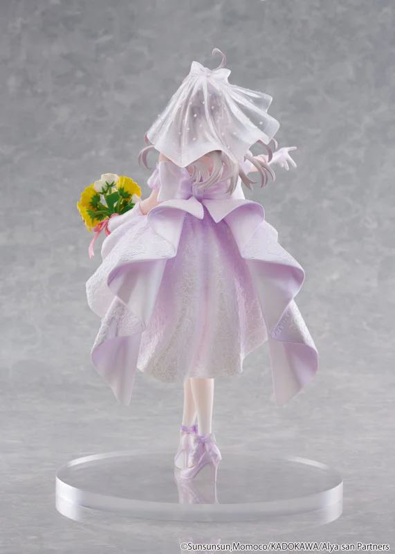 Tokidoki Bosotto Russia-go de Dereru Tonari no Alya-san - Alisa Mikhailovna Kujou - KDcolle - 1/7 - Wedding Dress ver. (Kadokawa) [Shop Exclusive] - Image 9