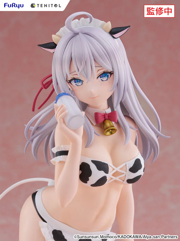 Tokidoki Bosotto Russia-go de Dereru Tonari no Alya-san - Alisa Mikhailovna Kujou - Tenitol - Tenitol Tall - Cow ver. (FuRyu) - Image 7