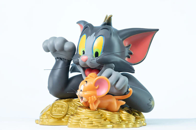 Tom and Jerry - Bust: Tom and Jerry Maneki Neko (Lights Off Color) - Image 7