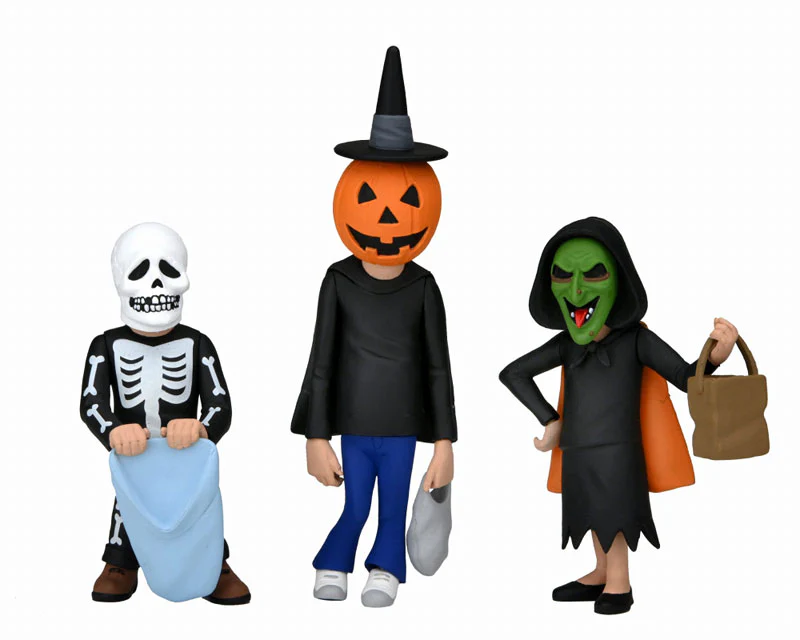 Toony Terrors / Halloween III Stylized 6 Inch Action Figure: Silver Shamrock Kids 3PK - Image 3