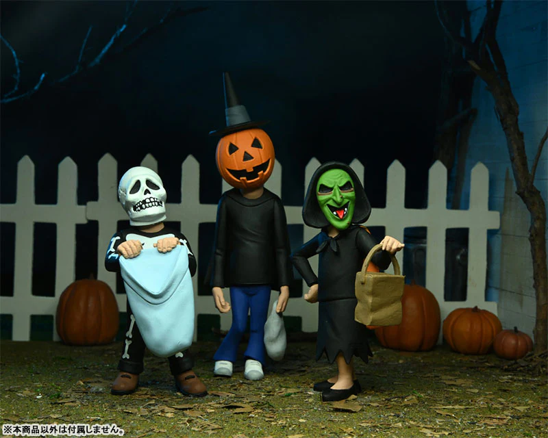 Toony Terrors / Halloween III Stylized 6 Inch Action Figure: Silver Shamrock Kids 3PK - Image 5