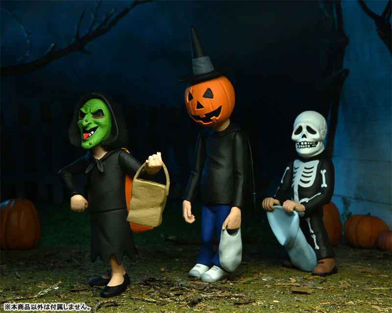 Toony Terrors / Halloween III Stylized 6 Inch Action Figure: Silver Shamrock Kids 3PK - Image 9