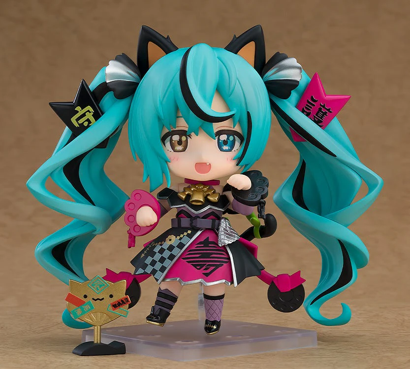 Vocaloid - Hatsune Miku - Nendoroid #2759 - Black Maneki Miku Ver. (Chara-Ani, Good Smile Company) [Shop Exclusive] - Image 2