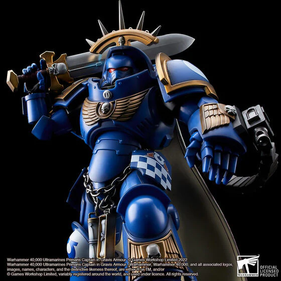 WARHAMMER 40,000 - Ultramarines Primaris - Captain in Gravis Armour (Bandai Spirits) [Shop Exclusive] - Image 2