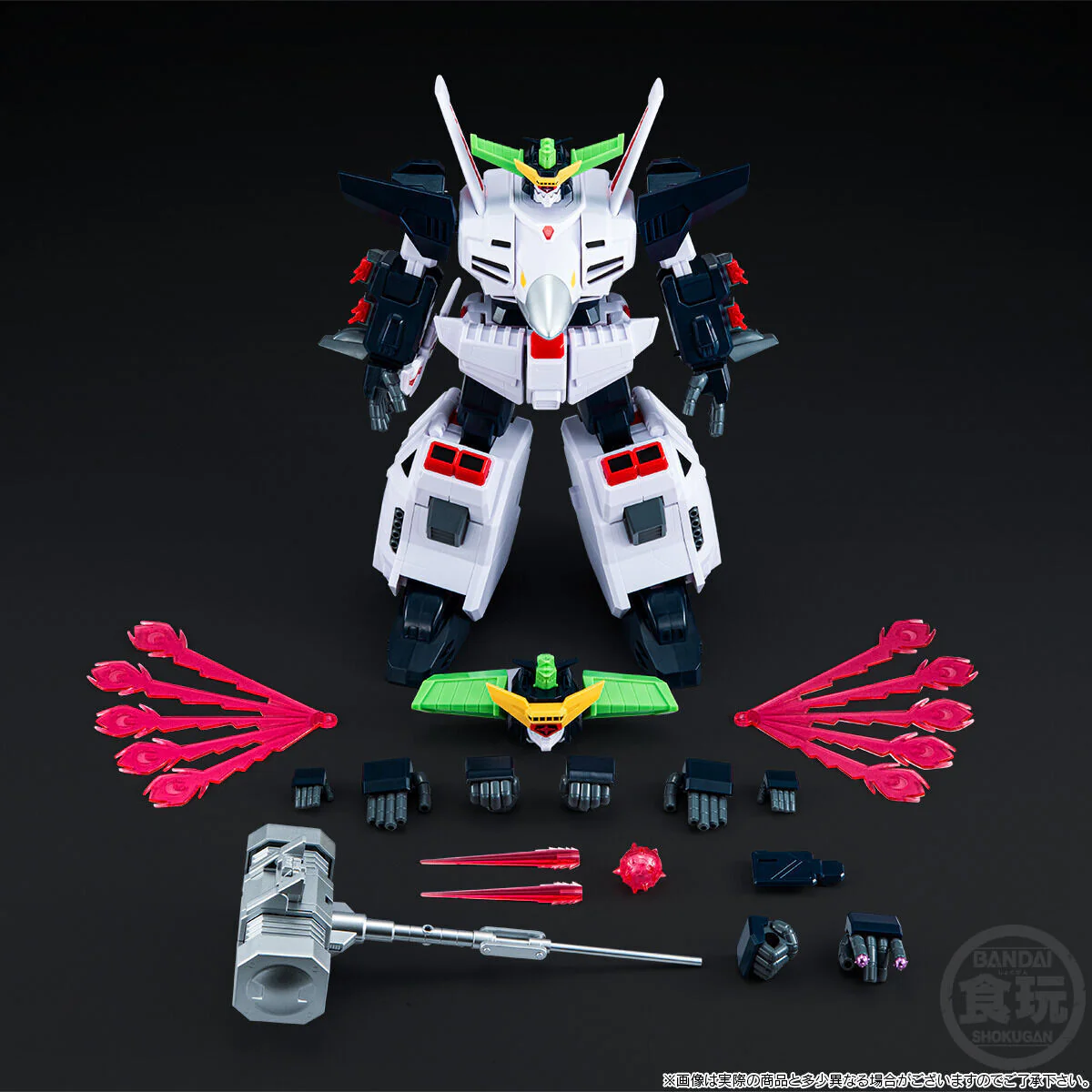 Yuusha Ou GaoGaiGar Blockade Numbers - J-Der - King J-der - Bandai Shokugan - Candy Toy - SMP - Silverion Hammer (Bandai) [Shop Exclusive] - Image 7